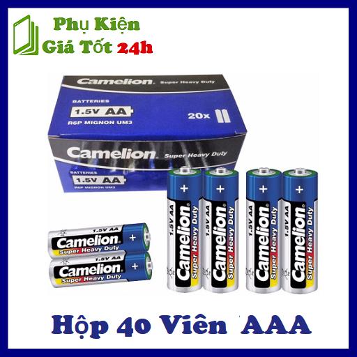 [HCM]Pin Camelion Super Heavy Duty Battery - Hộp 40 viên Pin Tiểu AAA (3A) 1.5V