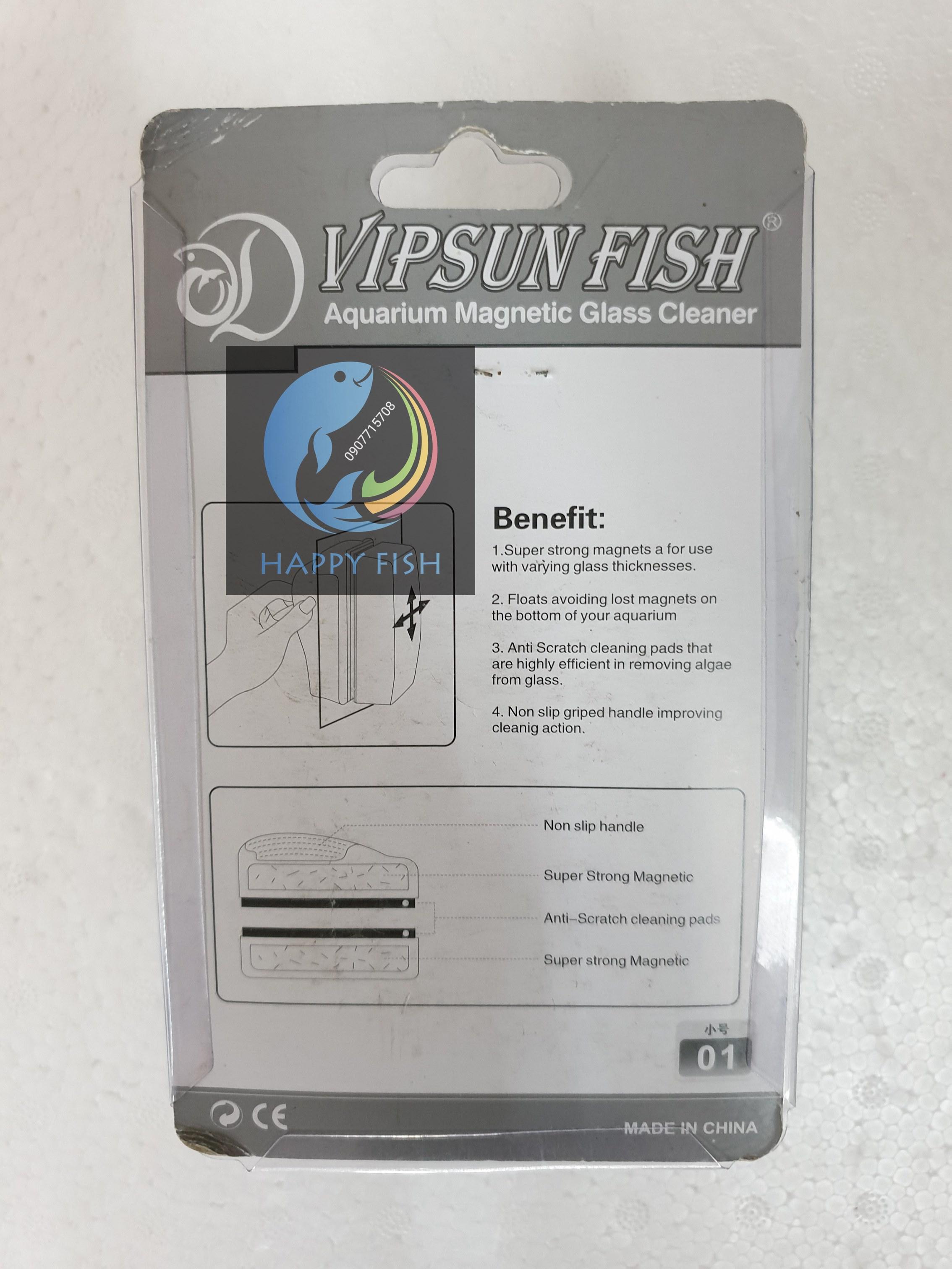 Nam châm về sinh hồ cá VIPSUN 01