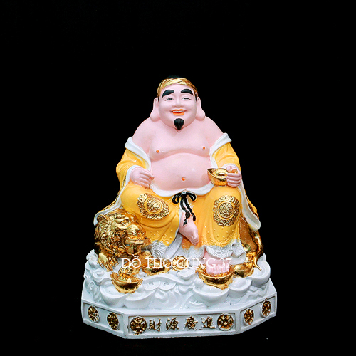 [ Cao 20 cm ] TƯỢNG THẦN TÀI - THỔ ĐỊA  LONG HỔ - ÁO VÀNG [ Bột đá + composite ]