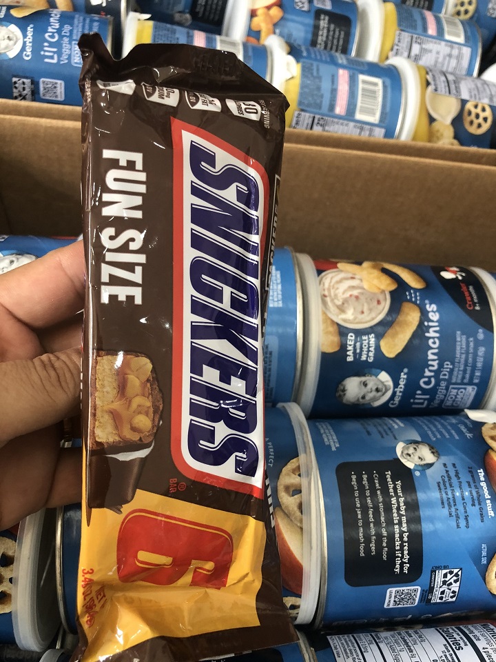 Socola Snickers Fun Size gói 96g Mỹ