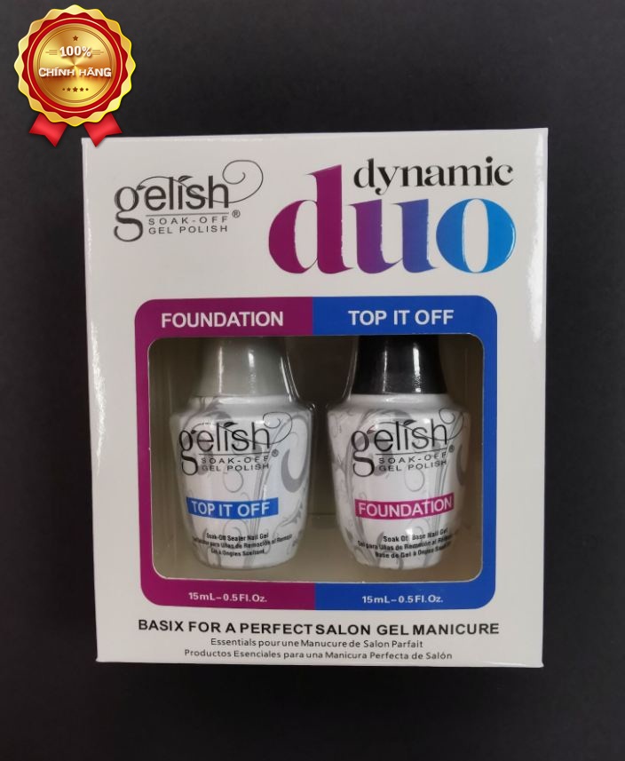 cặp base top gelish hàng chuẩn chính hãng