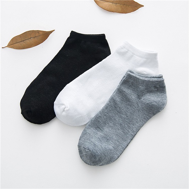 Combo 7 đôi tất trơn cổ ngắn nam/nữ