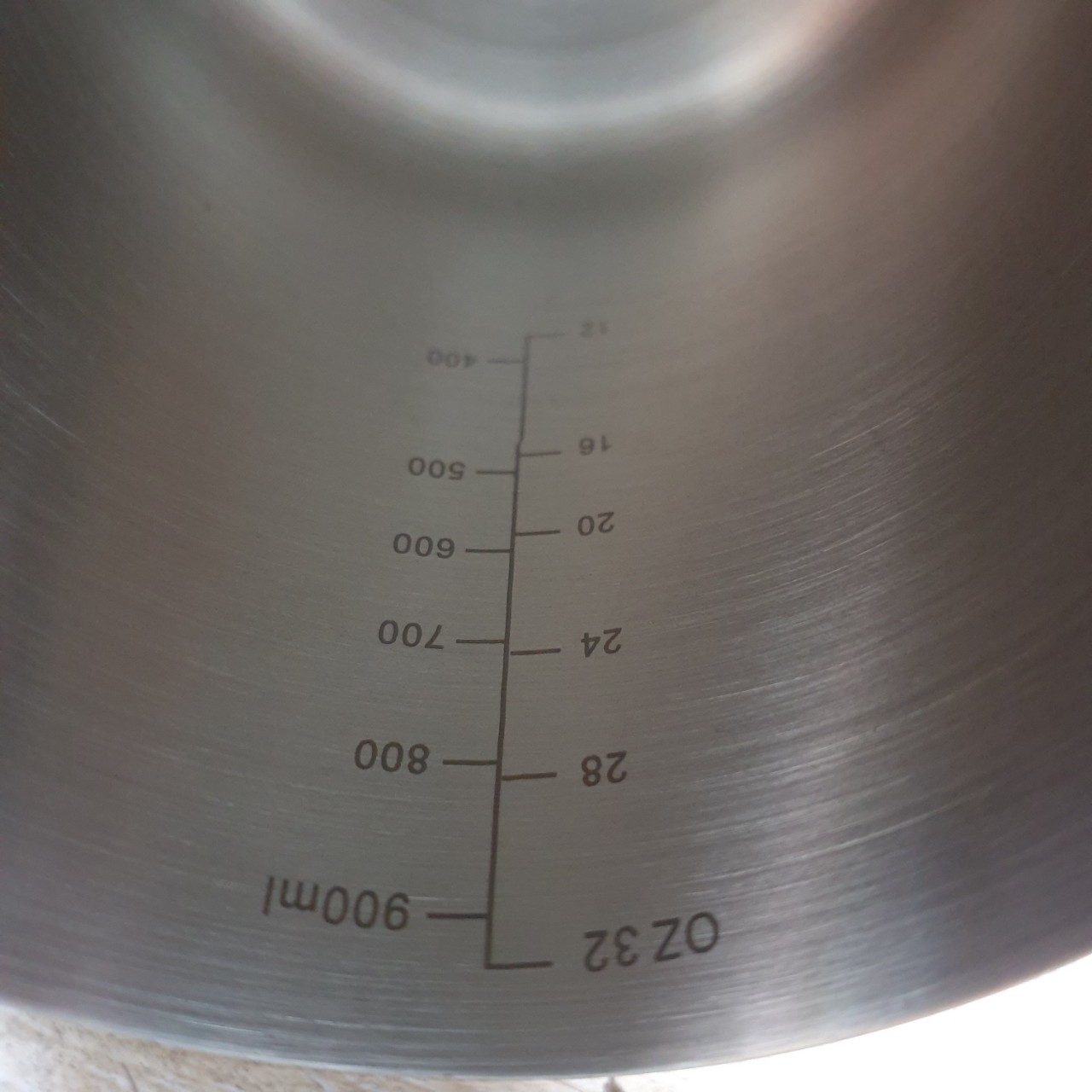 Ca đánh sữa inox 1000ml có vạch chia
