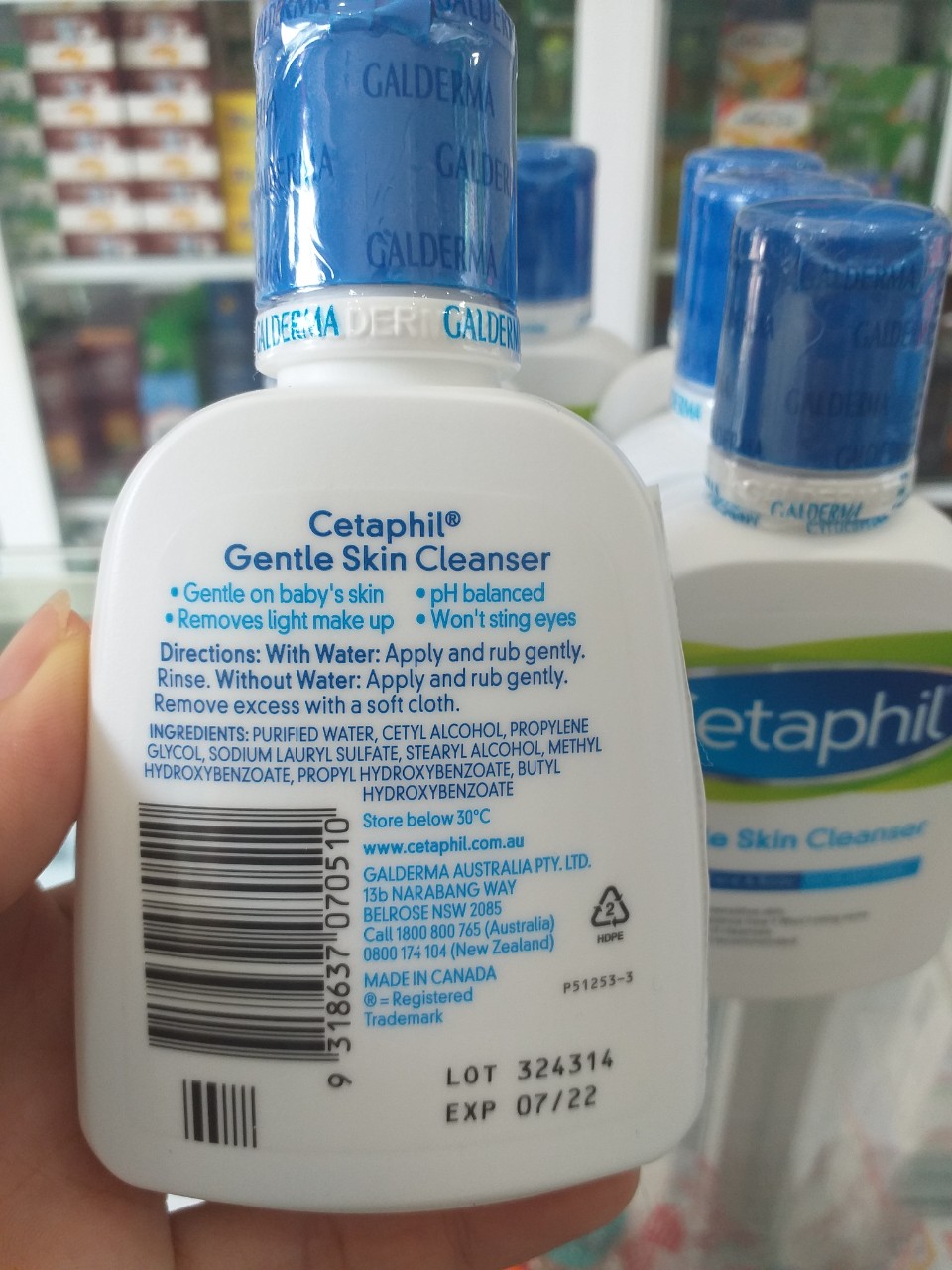 [HCM]SỮA RỬA MẶT CETAPHIL GENTLE SKIN CLEANSER 125ML