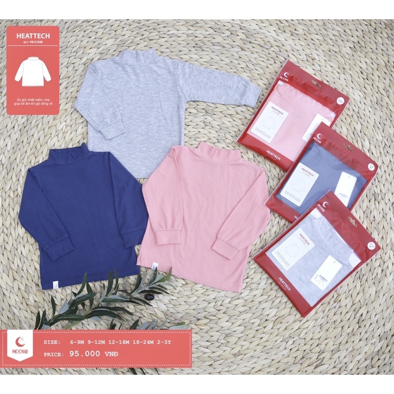 [MOON] Áo giữ nhiệt bé trai / bé gái (Sz 9m-3y)