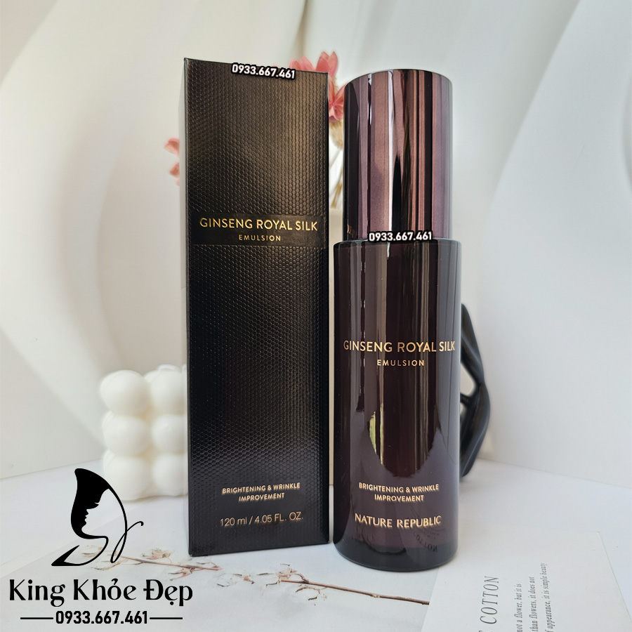 [HCM]Sữa Dưỡng Nature Republic Ginseng Royal Silk Emulsion