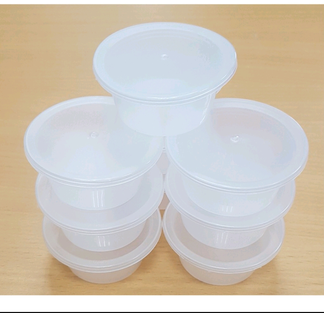 Bộ 10 - 20 - 50 Hộp nhựa làm caramen hình tròn có nắp size lớn 100 ml Việt Nhật, Hộp làm bánh flan, sữa chua, thạch rau câu - Tổng kho đồ gia dụng Quang Minh