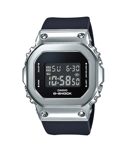 Đồng hồ casio nữ dây nhựa G-SHOCK GM-S5600-1DR chính hãng
