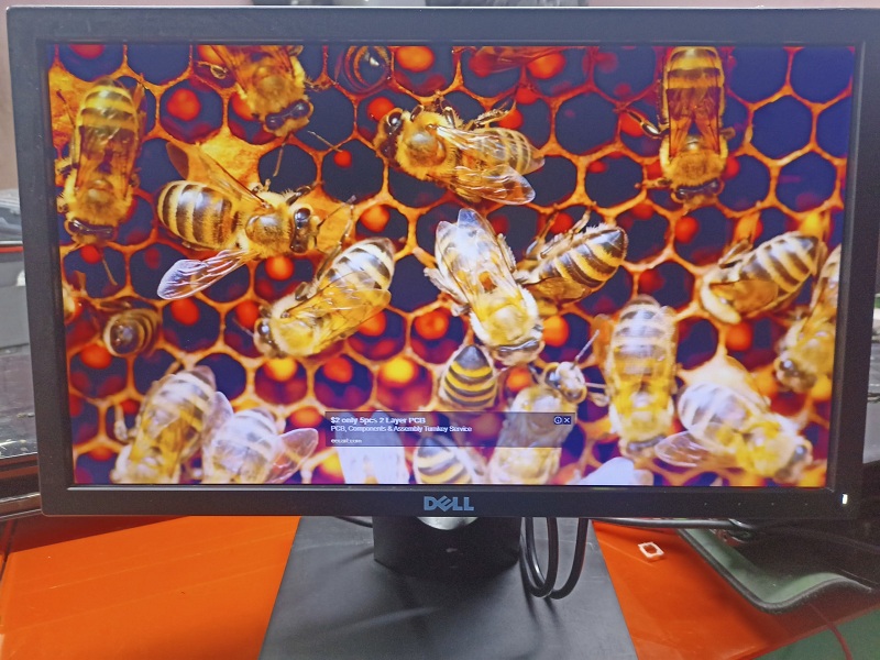 MÀN HÌNH MÁY TÍNH ĐỂ BÀN CŨ DELL E1916HV 18.5''INCH ĐỘ PHÂN GIẢI 1366 X 768 PIXEL.