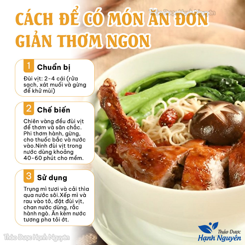 Gia vị mì vịt tiềm Hồng Kong, gói gia vị tiềm vịt đầy đủ, thơm ngon, tiện lợi