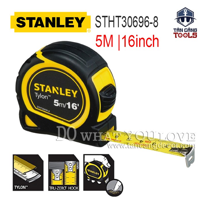 Thước cuộn thép tylon 5m-19mm stanley stht30696-8