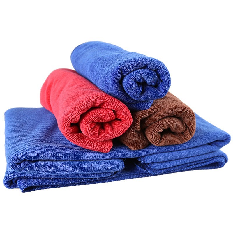 4 khăn lau xe ô tô xe hơi công nghệ Microfiber kích thước 30x60 dầy dặn thấm hút tốt