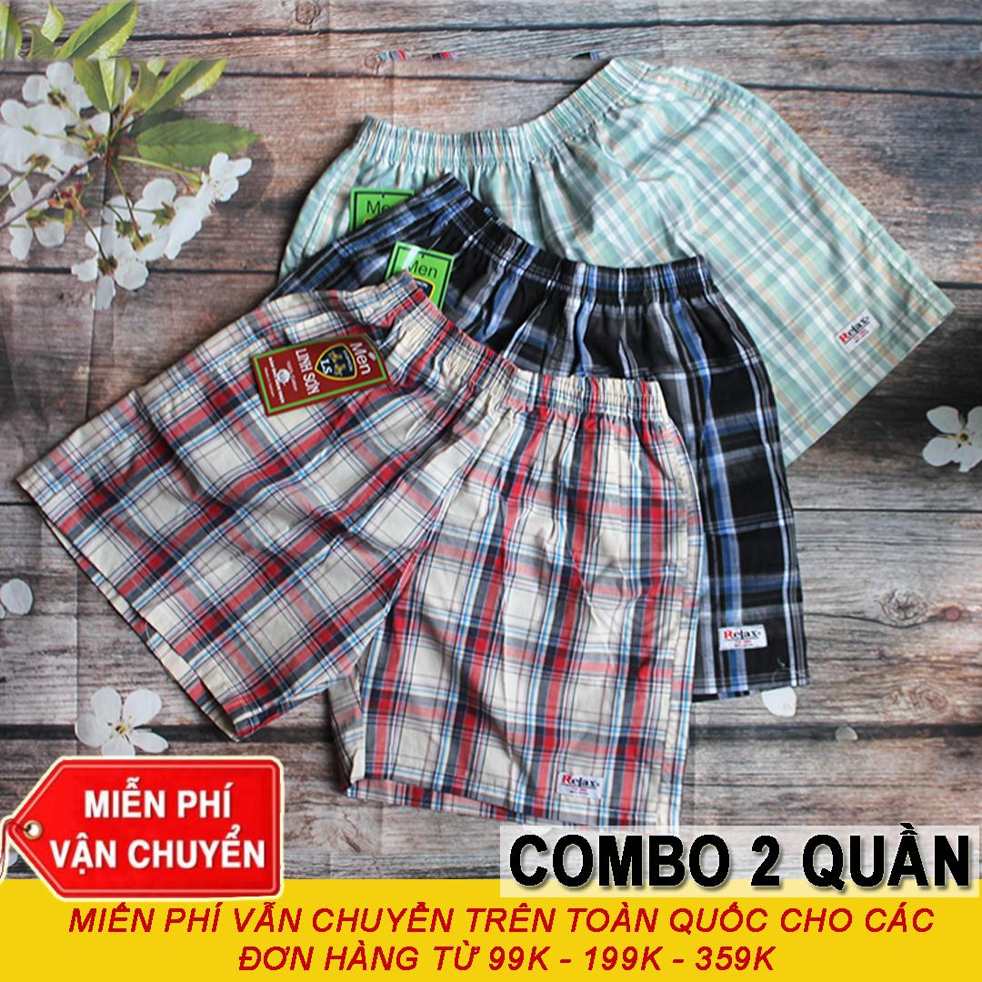 [HCM]COMBO 2 Quần Đùi Nam Caro Có túi- Mặc nhà