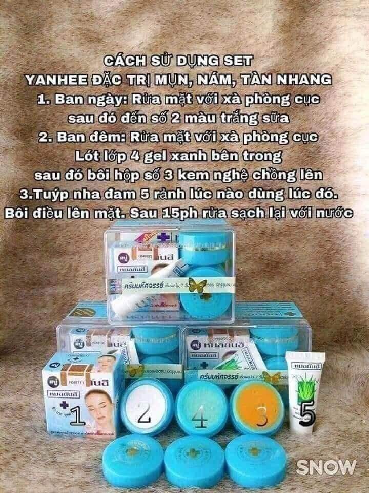 SET MỤN YAHEE THÁI LAN