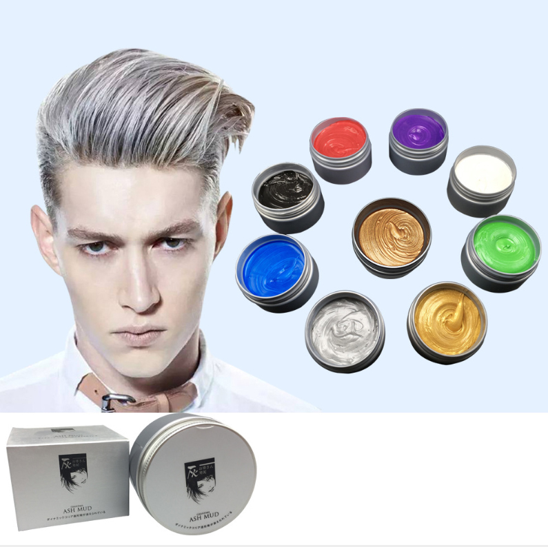 Sáp Vuốt Nhuộm Tóc Cao Cấp ASH MUD Nhật Bản
