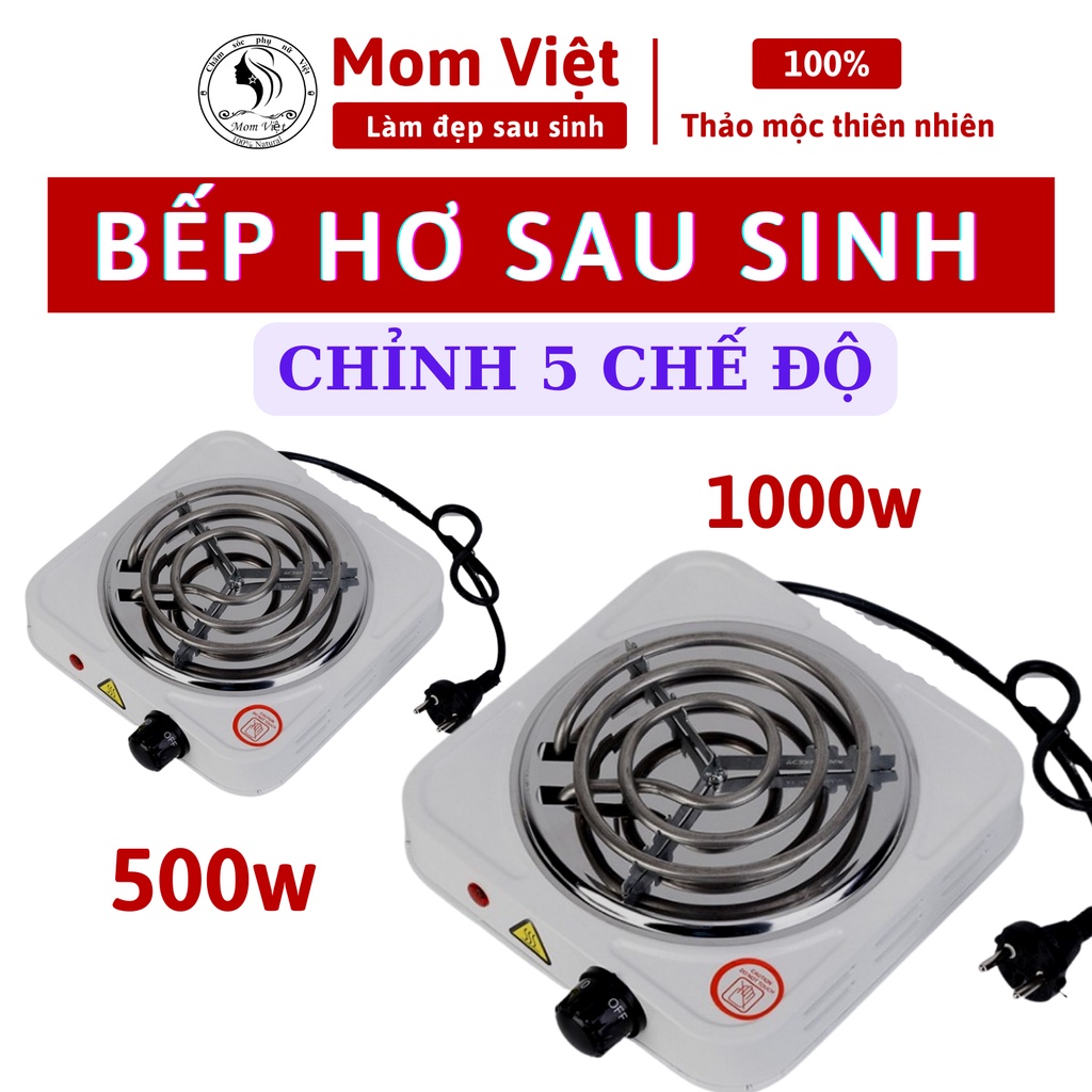 Bếp hơ sau sinh mẹ và bé 5 cấp độ mom viet