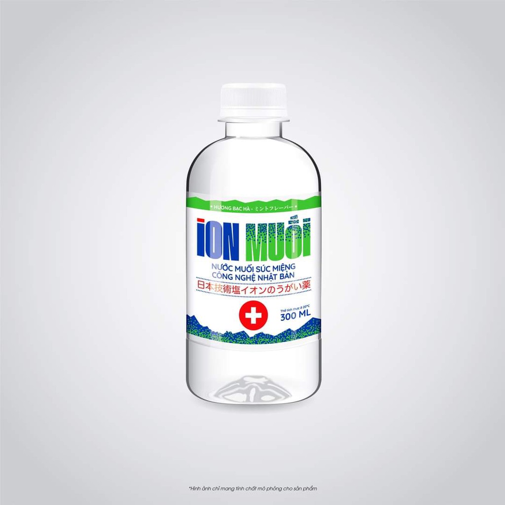 Combo 2 thùng nước súc miệng ION MUỐI thùng 6 chai 300ml