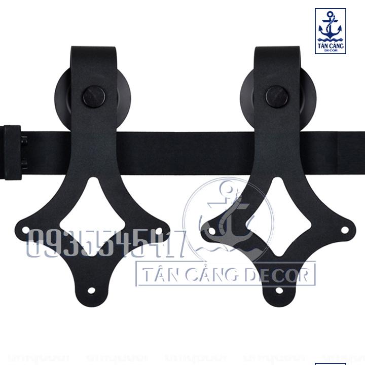 Phụ kiện Cửa Lùa Barn Door Hình Thoi Rhombus Style