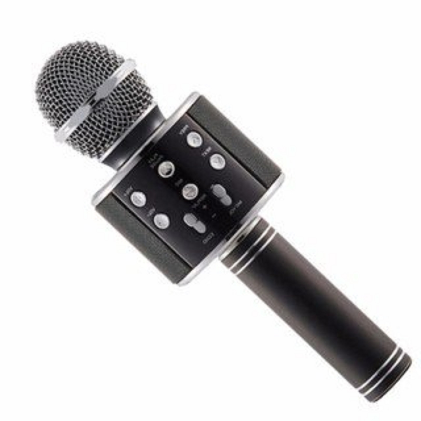 Micro Hát Karaoke Bluetooth Không Dây WS-858，Kèm loa Âm vang Ấm mic hát karaoke cầm tay mini micro hát trên xe hơi mic hát , loa bluetooth mini giá rẻ