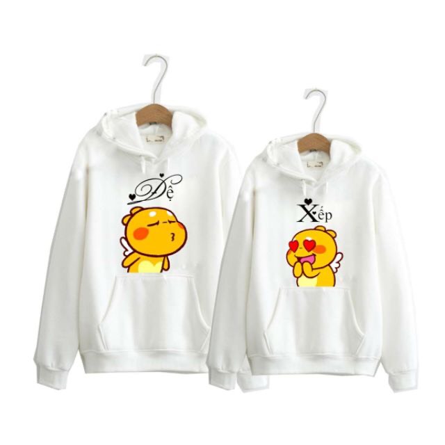 SET ÁO ĐÔI HOODIE NAM NỮ HOT TREND