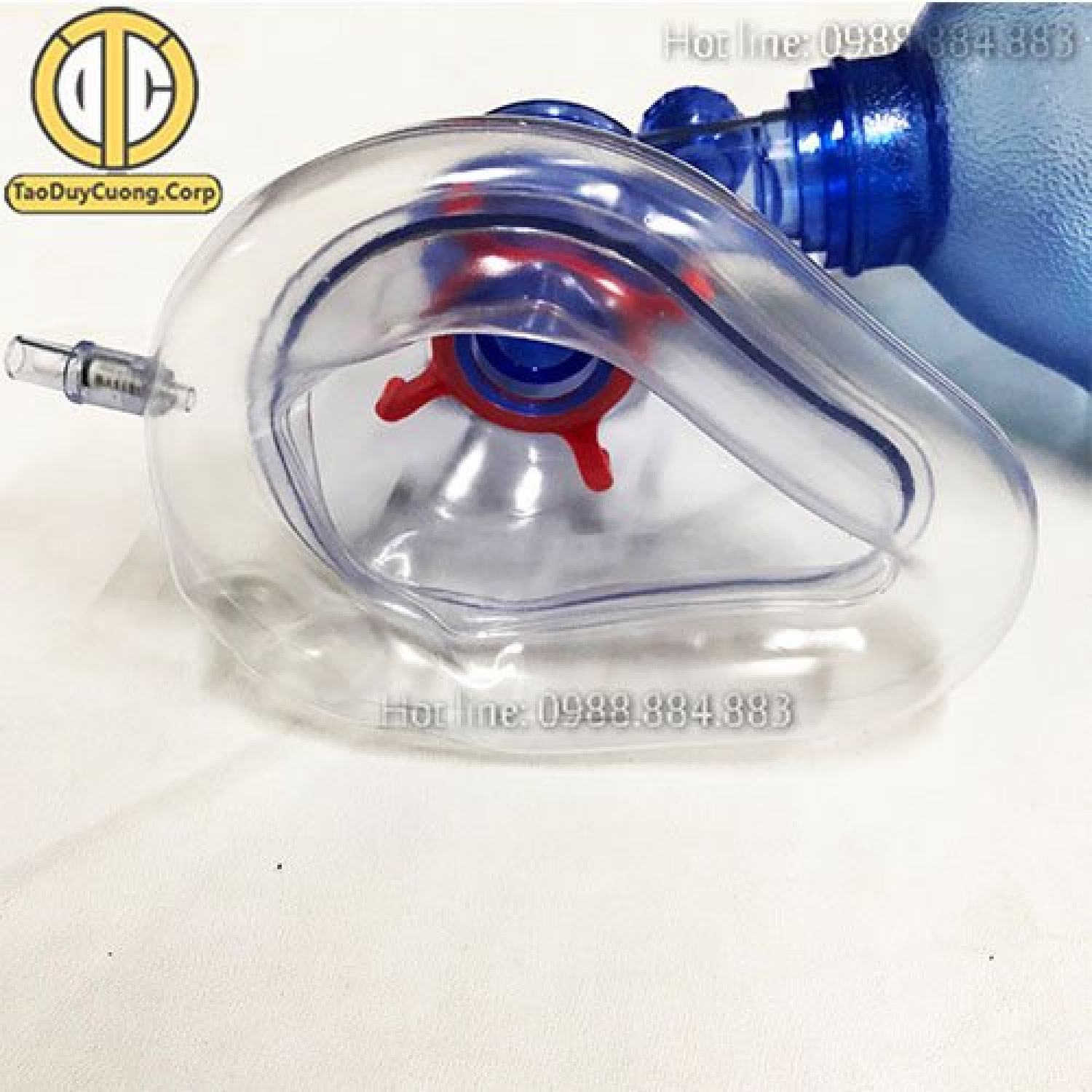 Bóng bóp Ambu cấp cứu oxy tập thở