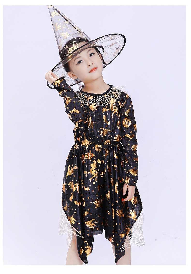 Trang phục phù thủy cho bé gái Halloween