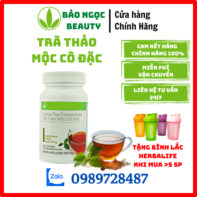 Trà thảo mộc cô đặc hương chanh