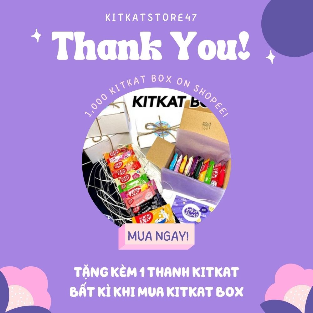 HỘP KITKAT BOX 10 VỊ SIÊU LẠ & NGON