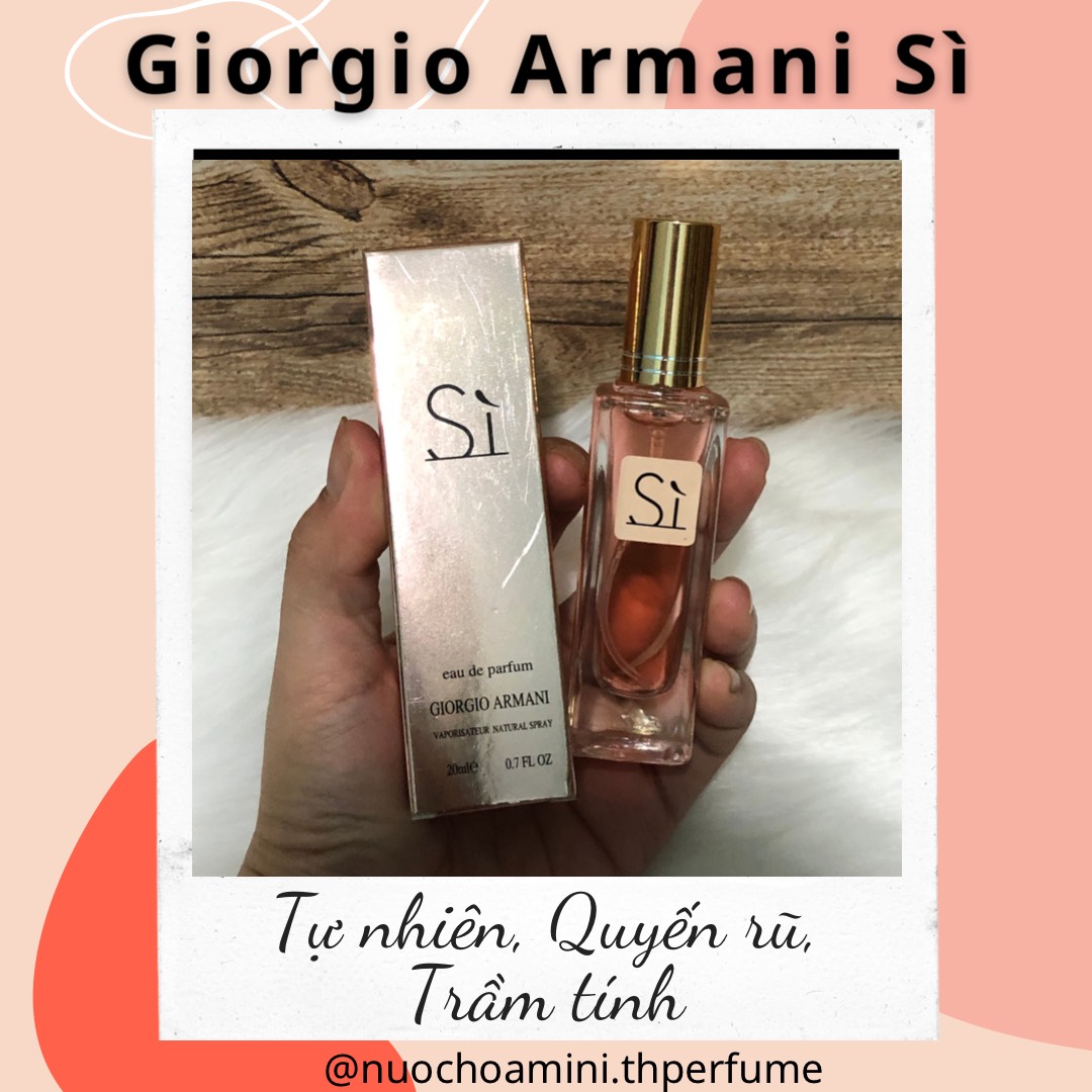 Nước Hoa Mini Nữ Giorgio Armani Sì 20ml