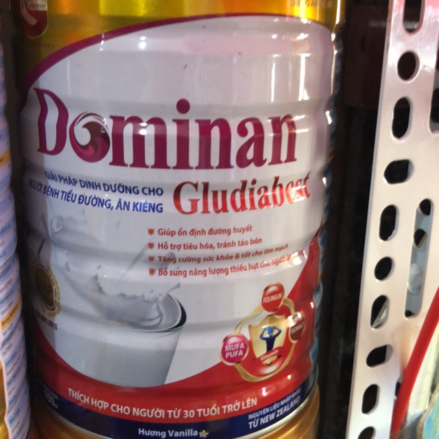 Sữa Dominan cho người ăn kiêng, tiểu đường