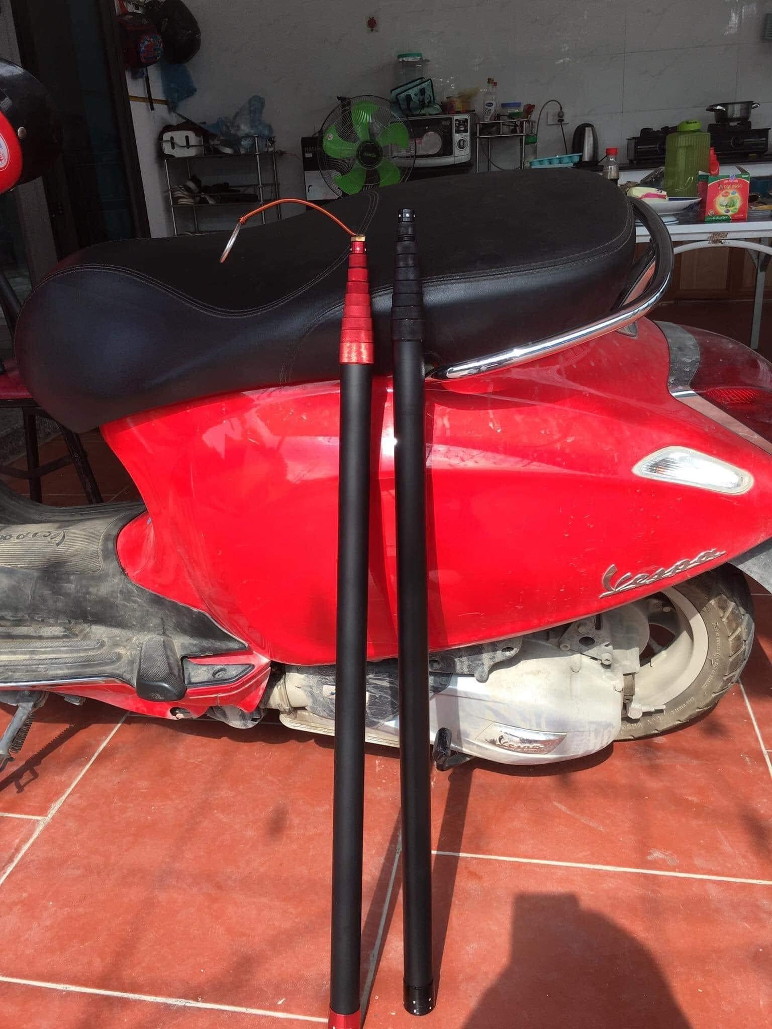 sào carbon 5m thu lại 80 cm