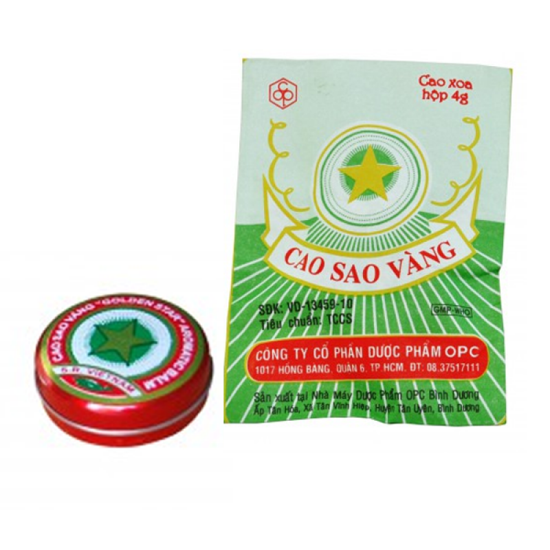 (Dầu Xịn) CAO SAO VÀNG TW3 GOLDEN STAR 3g chính hãng