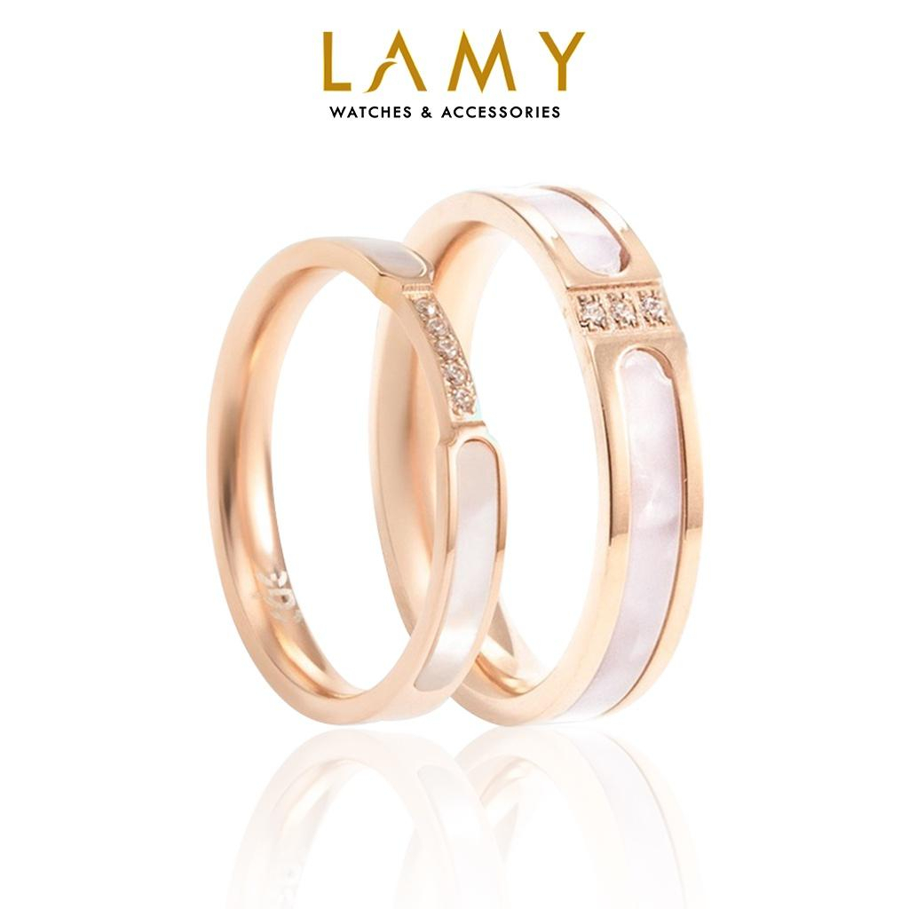 Nhẫn cặp đôi LAMY Dreamy Ring Rose Gold 8020RG & 8021RG