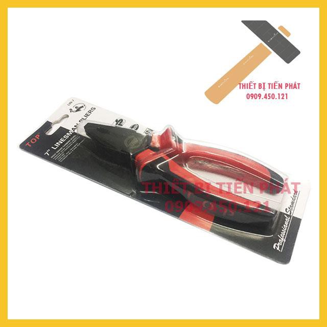 [HCM]Kìm Răng, Kềm Điện 6'' (160mm), 7'' (180mm), 8'' (200mm) Cán Đỏ Đen TOP Cao Cấp (Chính Hãng)