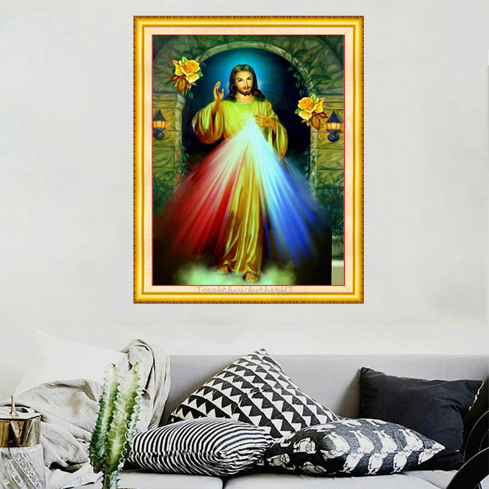 [HCM]Tranh đính đá Chúa Jesu VS463 - tự đính