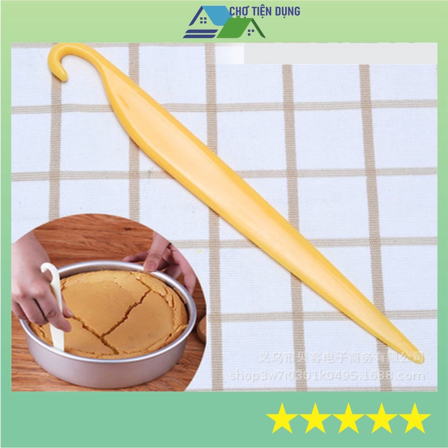 Que nhựa lấy bánh 22cm dụng cụ làm bánh - dclaybanh