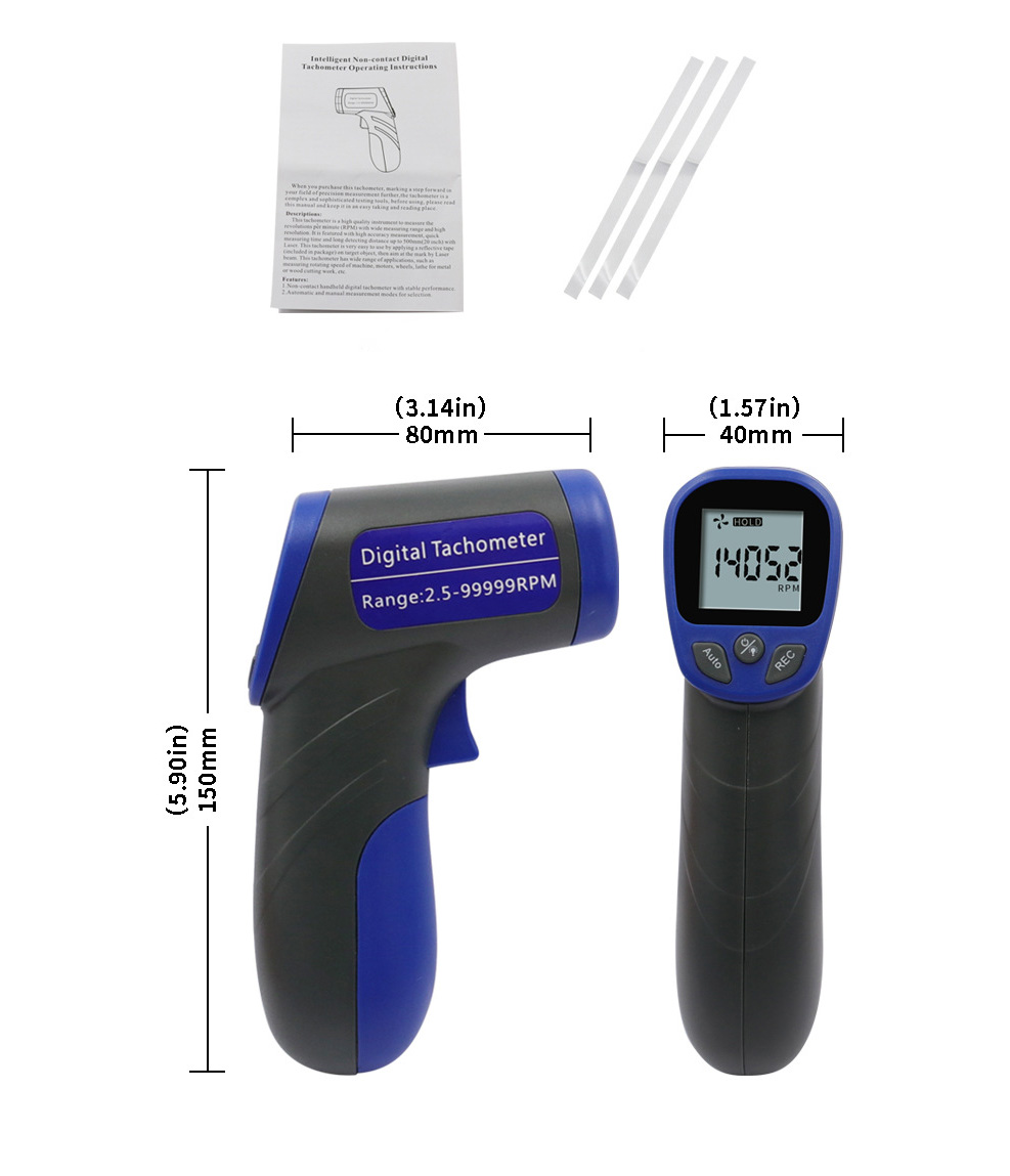 Máy đo tốc độ quay của động cơ bằng laser
