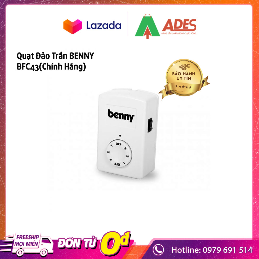 Quạt Đảo Trần BENNY BFC43 - BH 12 Tháng