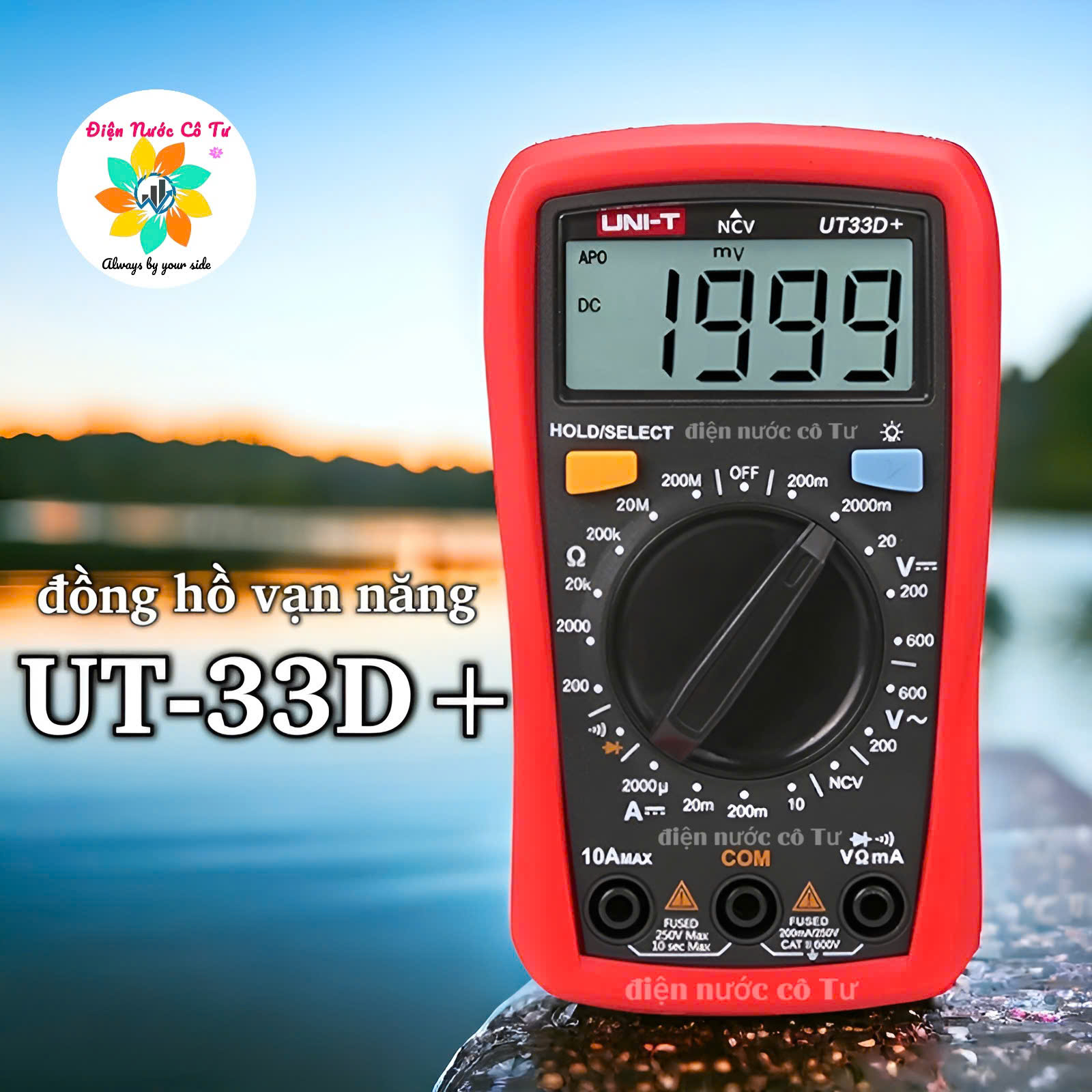 Đồng hồ vạn năng điện tử Uni-Trend UT33D+