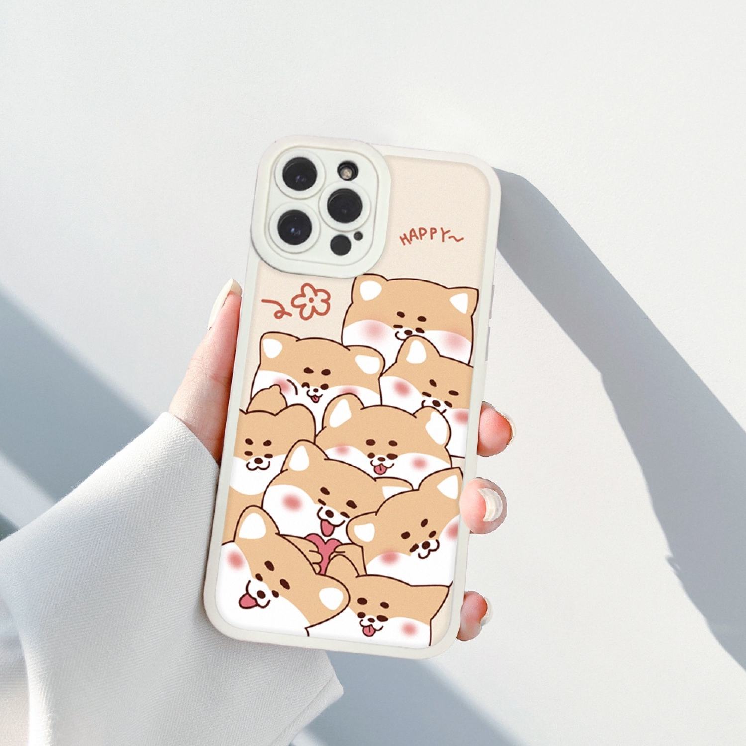 Ốp lưng iρhone cạnh vuông lỗ camera shiba nice 6s/6splus/7/7plus/8/8plus/x/xr/xs/11/12/13/pro/max/plus/promax-Awifi U1-8