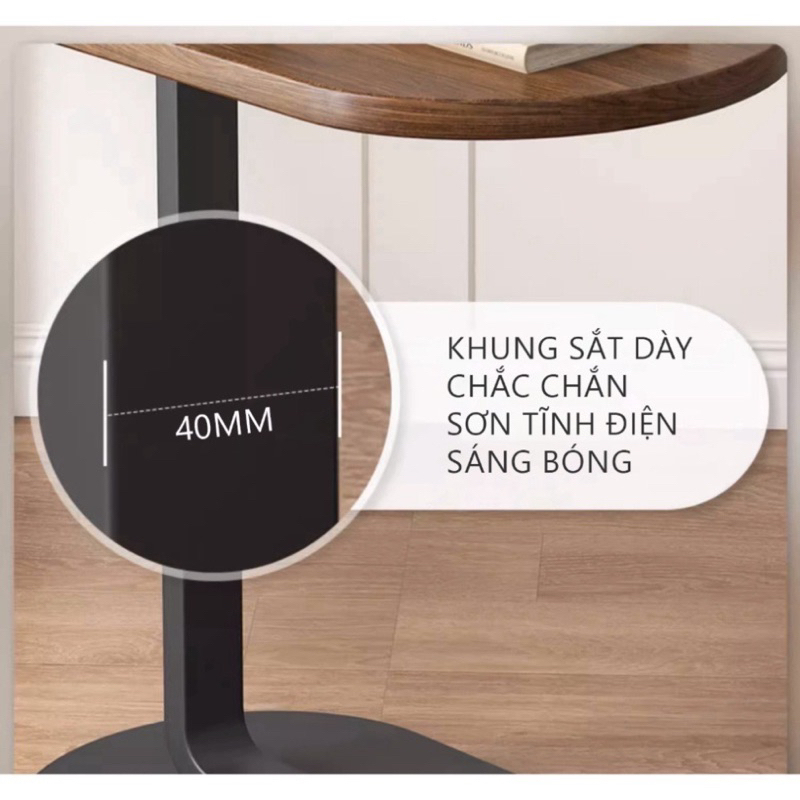 Bàn trà sofa HAJI chân sắt chắc chắn - AM108