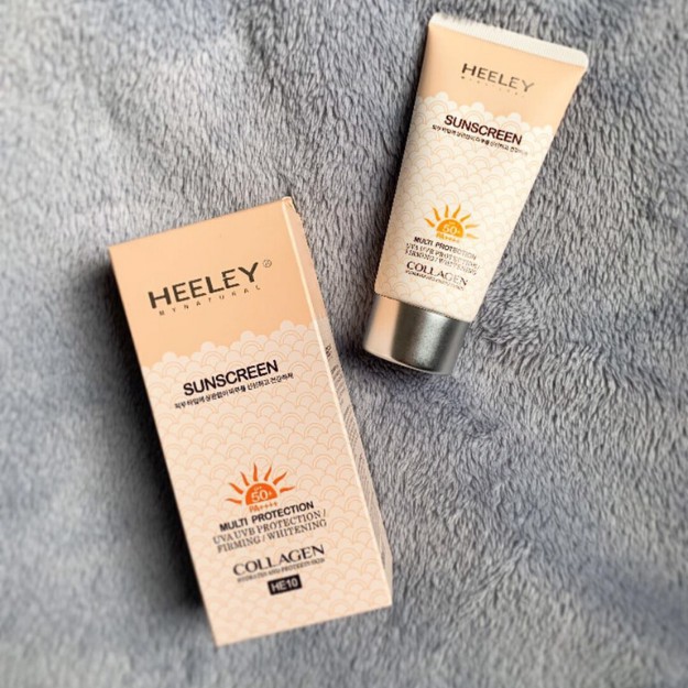 Kem chống nắng Heeley Collagen Sunscreen 88ml làm mát tức thì, chống nắng mạnh mẽ, làm dịu da nhạy cảm