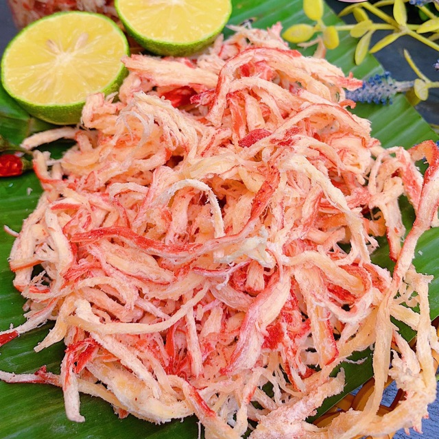 Mực Xé Hấp Dừa 100g