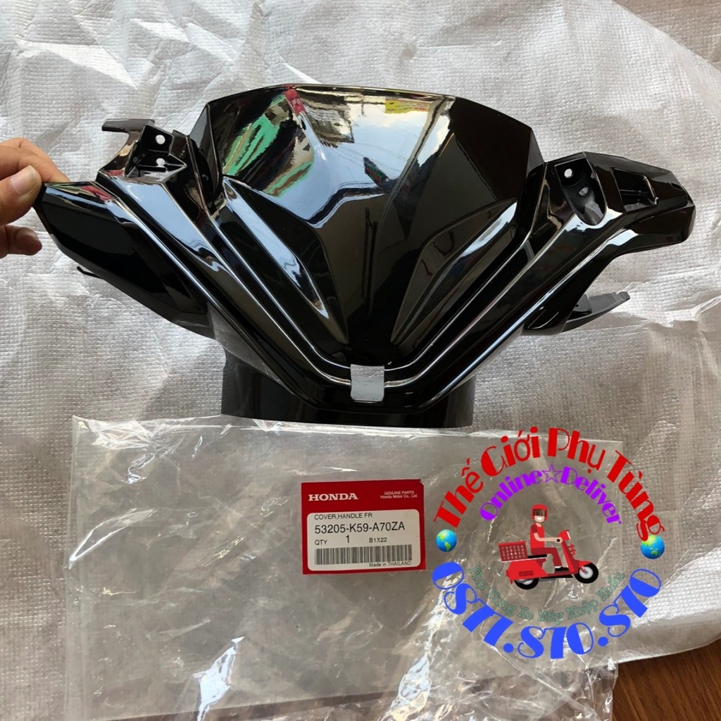 Ốp đầu vario, click 2018-2021 zin chính hãng honda thái lan nhập khẩu - 53205-k59-a70za