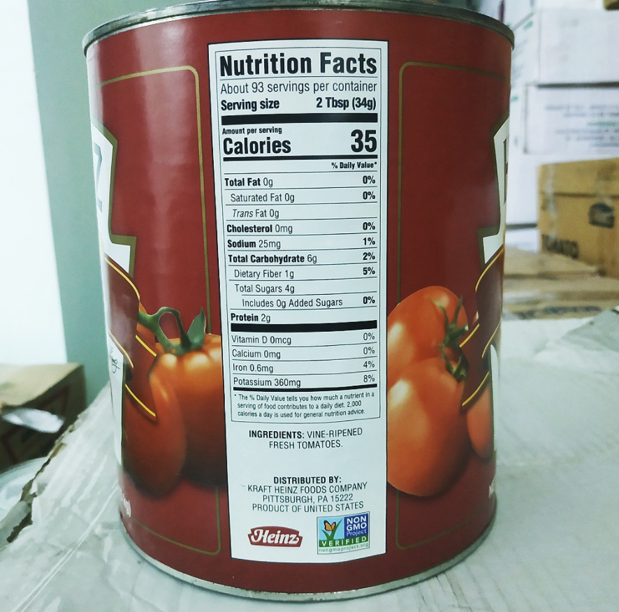 Cà Chua Đóng Hộp Heinz Tomato Paste 3.1Kg