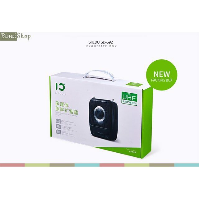 Máy trợ giảng không dây Shidu SD-S92 ( 2 micro)