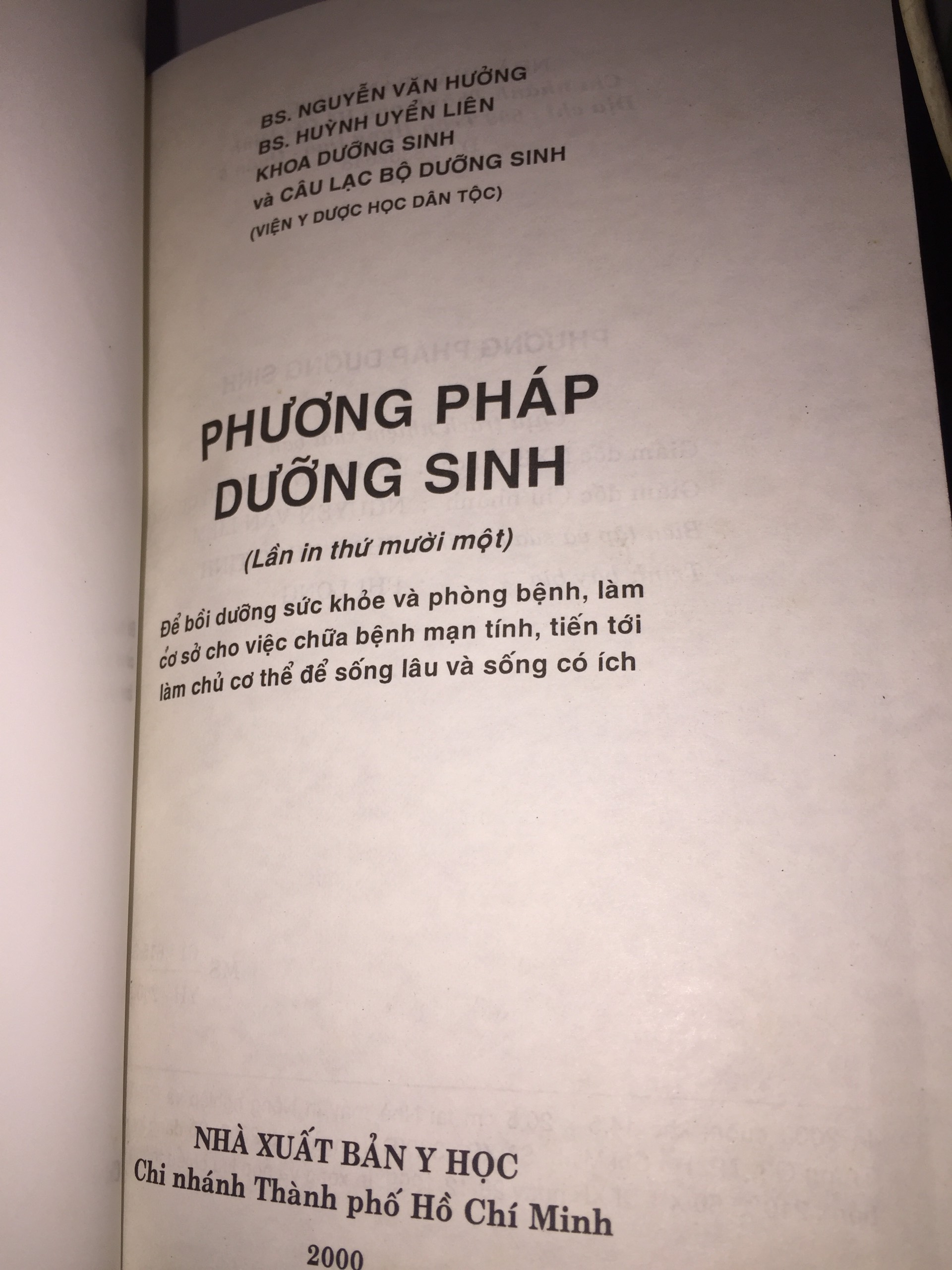 Sách  Phương Pháp Dưỡng Sinh