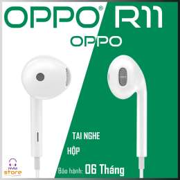 [HCM][Tặng Cáp Quấn] Tai nghe có dây Oppo r11- Tai nghe Oppo r11 jack 3.5mm - thích hợp các dòng sản phẩm Oppo f1f5f7f9f11 và các dòng android  Bảo Hành Đổi mới 3 tháng DCBOSS