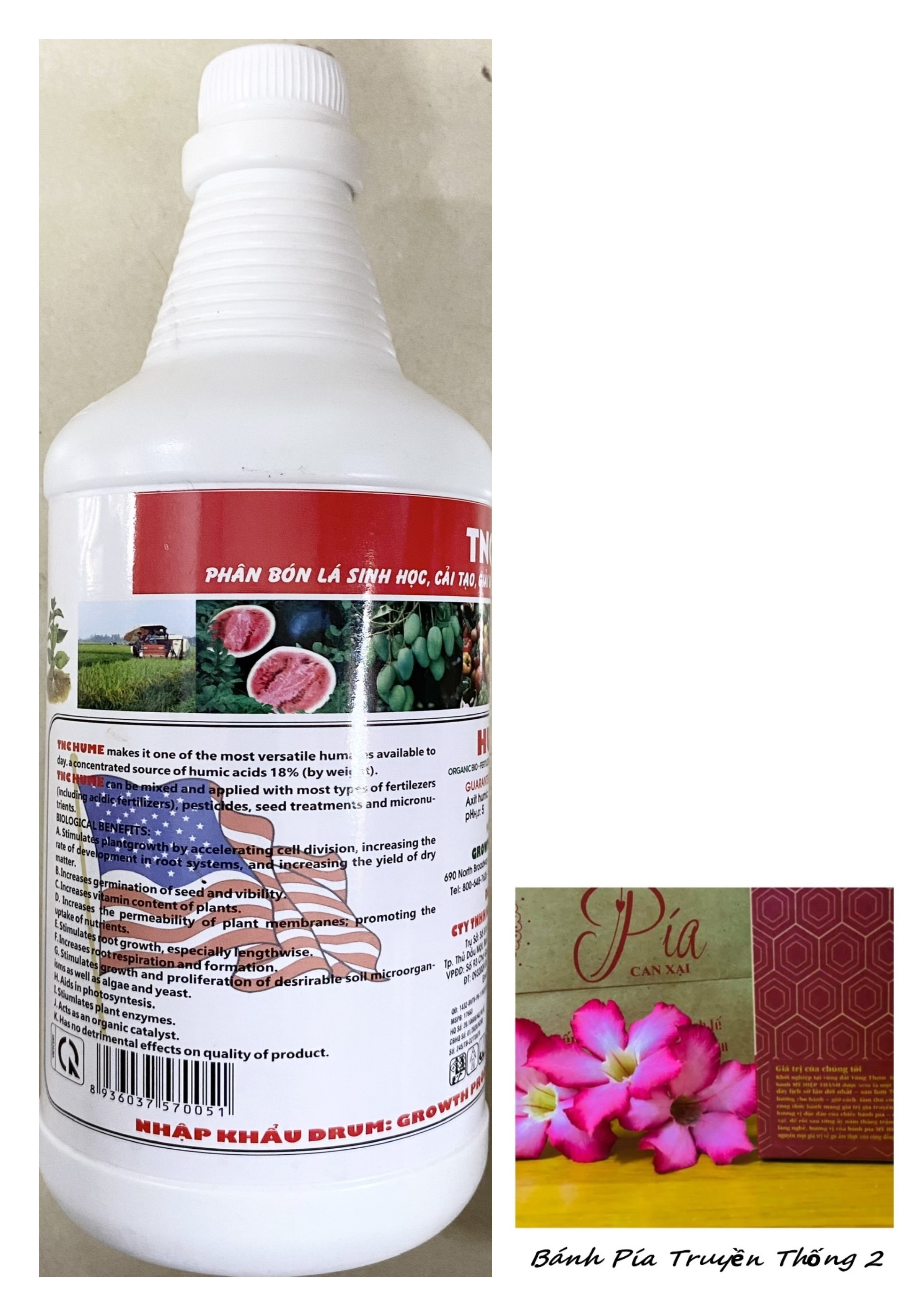 TNC HUME - Phân Bón Lá USA - #608A# 1 lít