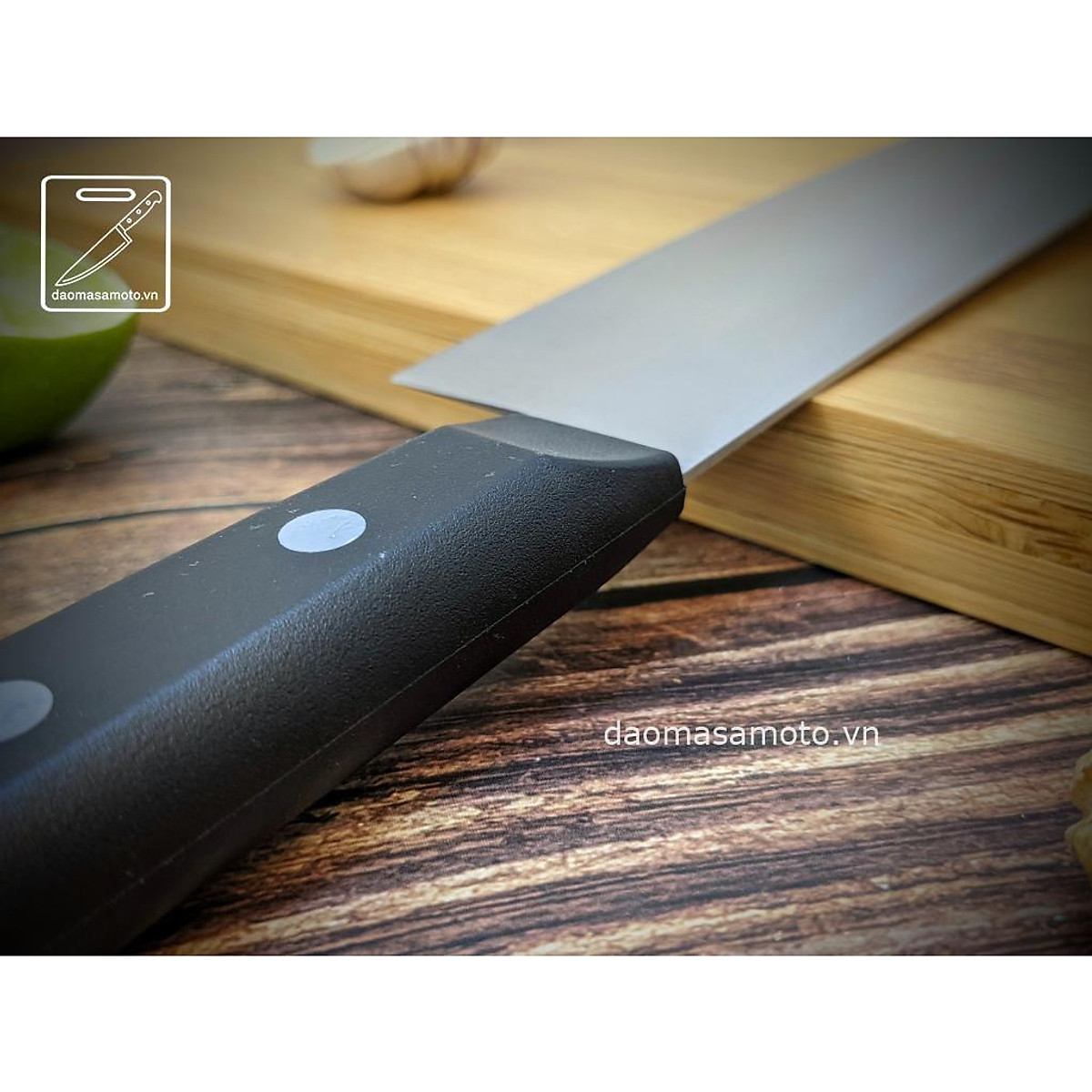 Dao Nhật Masamoto siêu sắc đa năng Santoku165 MK101